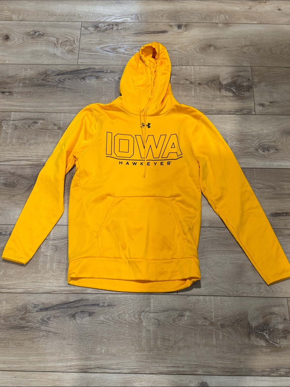 Under Armour Yellow Iowa Hawkeyes Hoodie